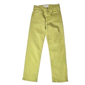 Mother Superior Tom Cat Citron High Rise Devil May Care Ankle Pant 24